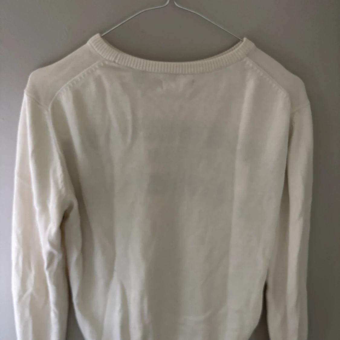 Vit stickad tröja GANT New Haven - 1