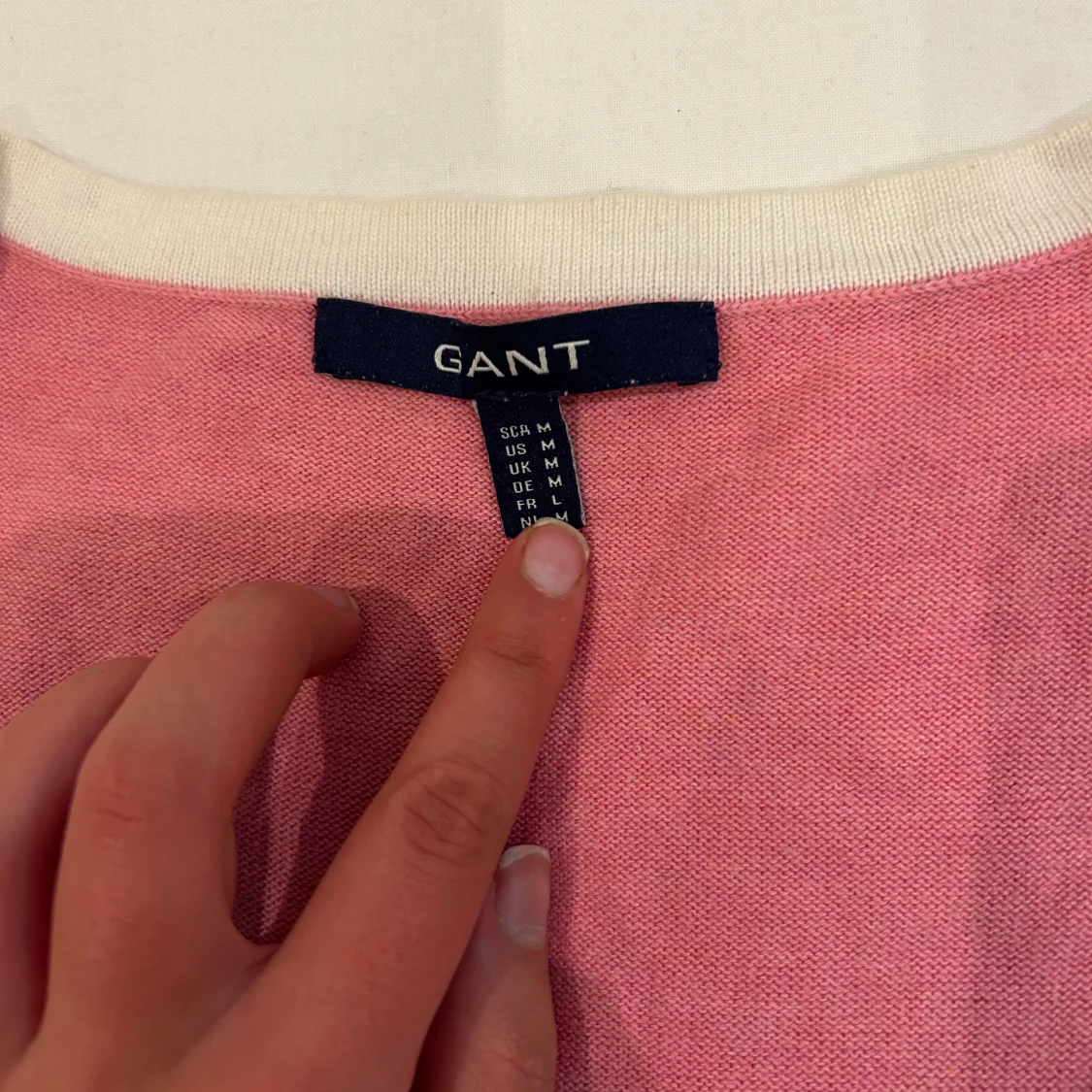 Rosa argyle väst från GANT - 1