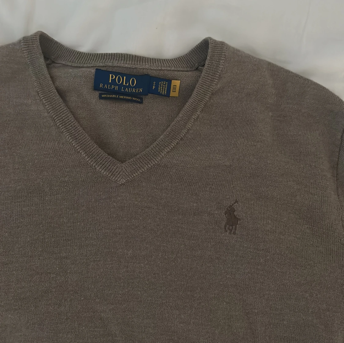 Brun v-ringad tröja Polo Ralph Lauren - 3