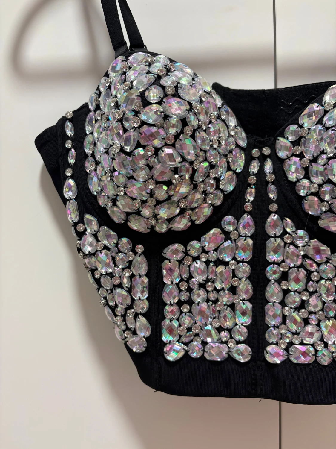 Korsett/paljett topp - 1