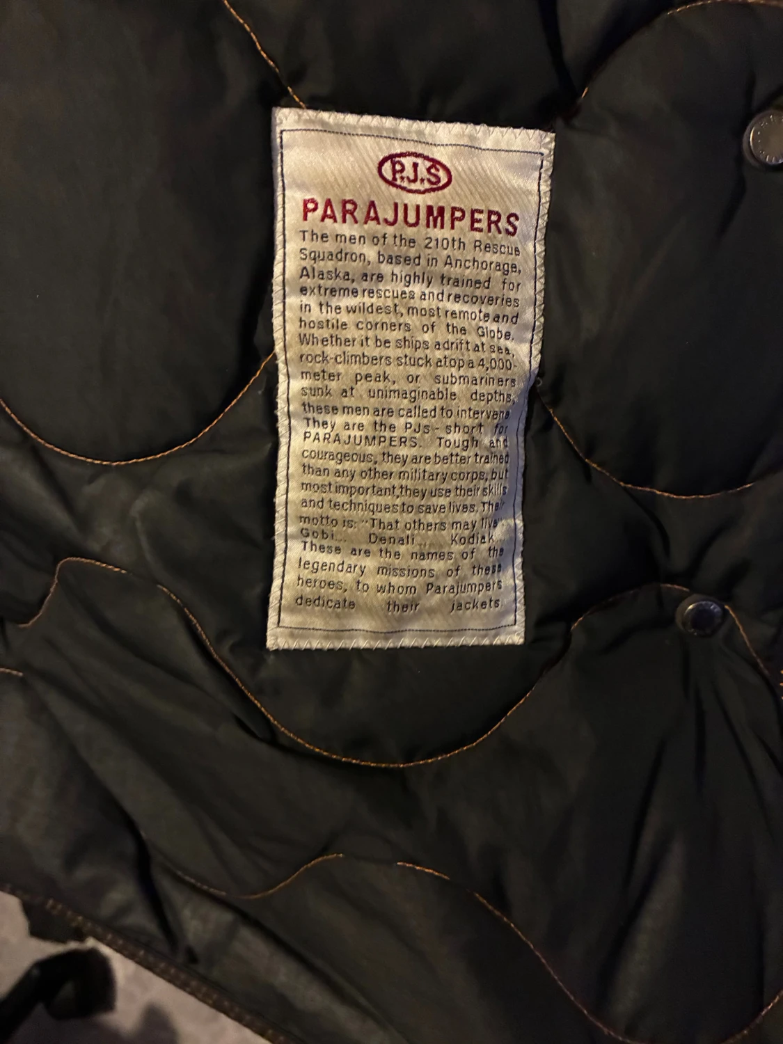 Svart Parajumpers parkajacka L - 4