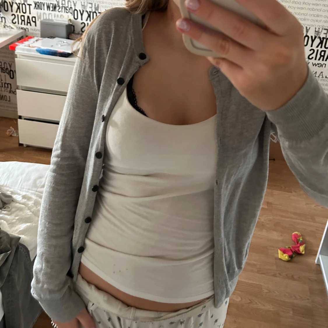 Grå kofta från Zara, storlek S💕 - 1