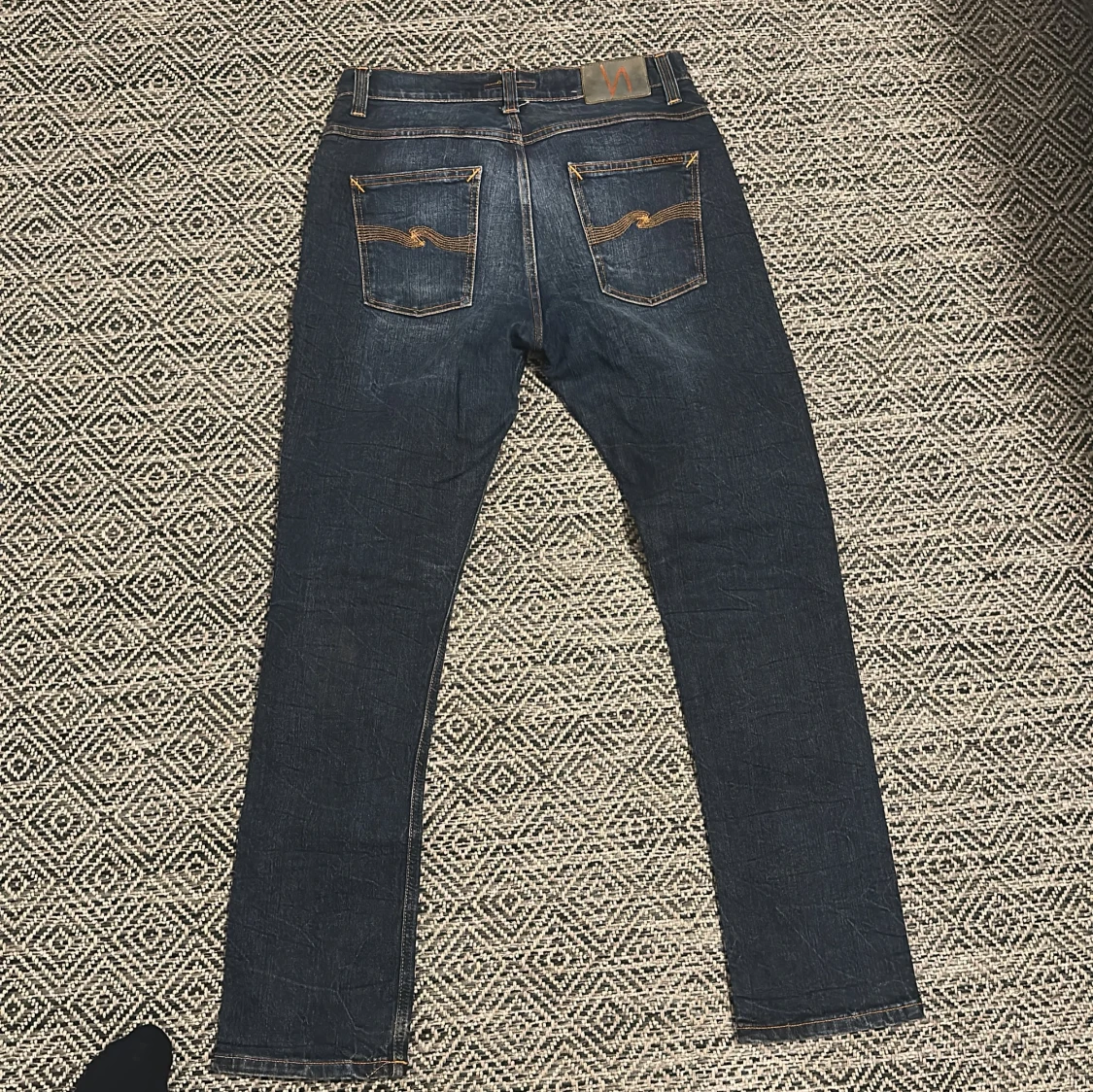 Mörkblå jeans från Nudie Jeans