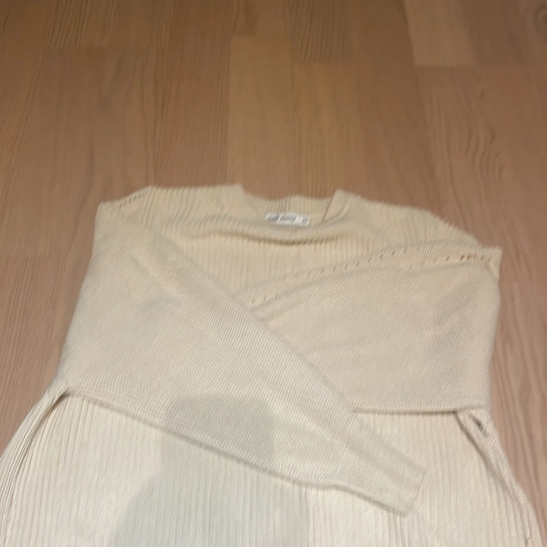 Beige stickad tröja Carin Wester XS - 4