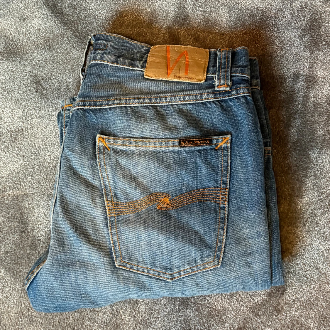 Blå jeans från Nudie Jeans, W30/L30