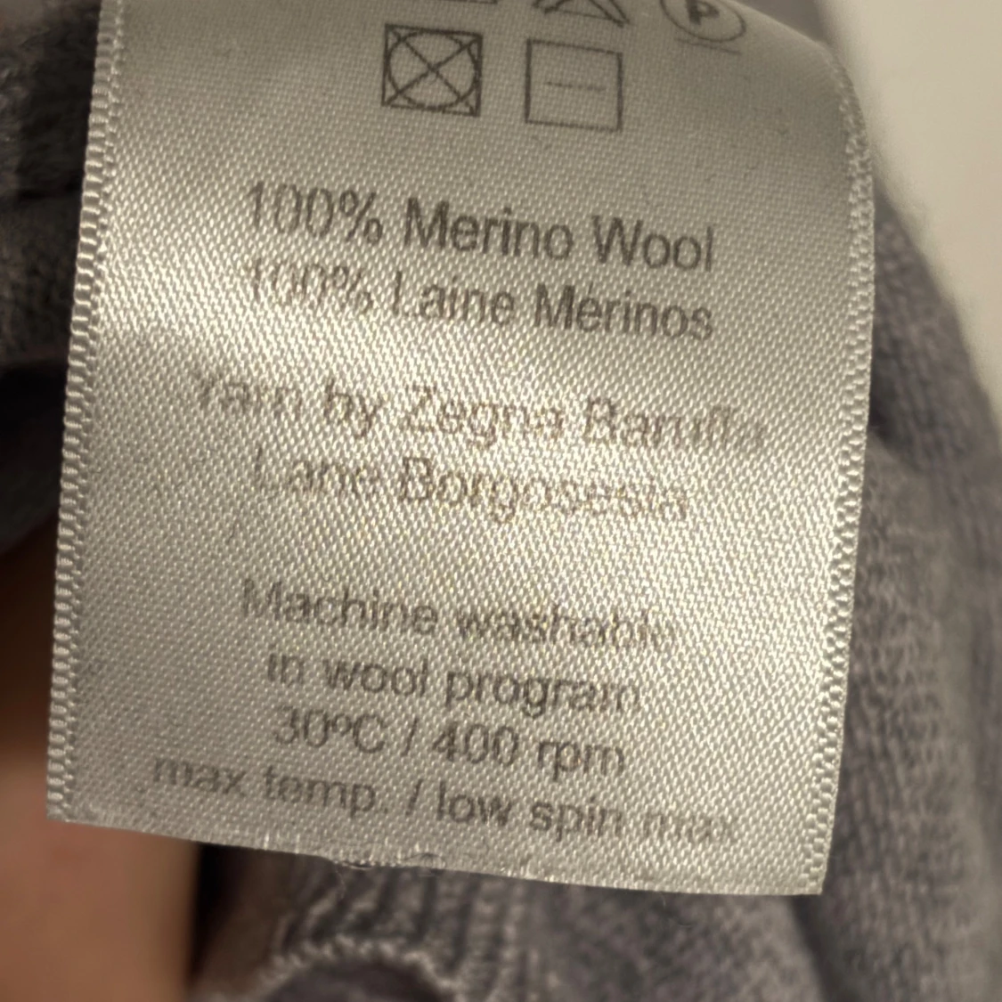 Grå stickad tröja från Stenströms - 4