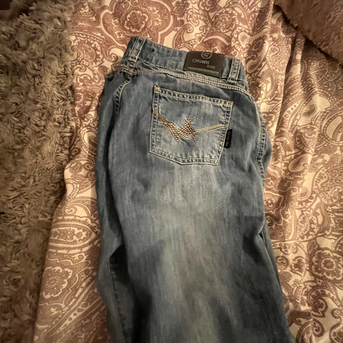 Crown Vintage Denim ljusblå jeans - 4