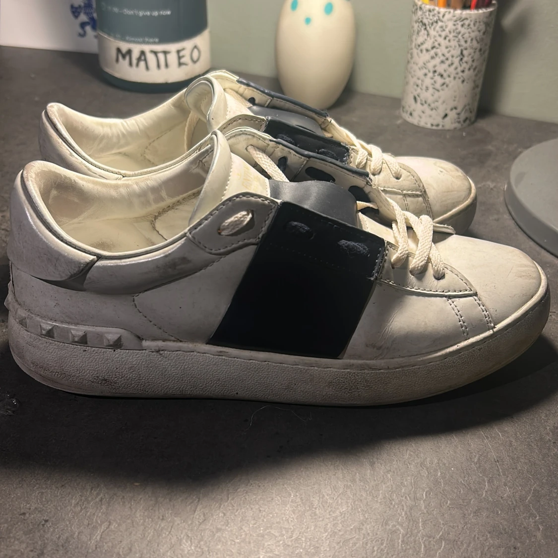 Valentino Garavani sneakers vit/blå - 1