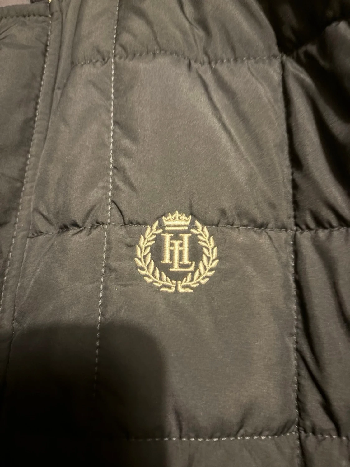 Mörkblå quiltad bomberjacka Henri Lloyd - 1