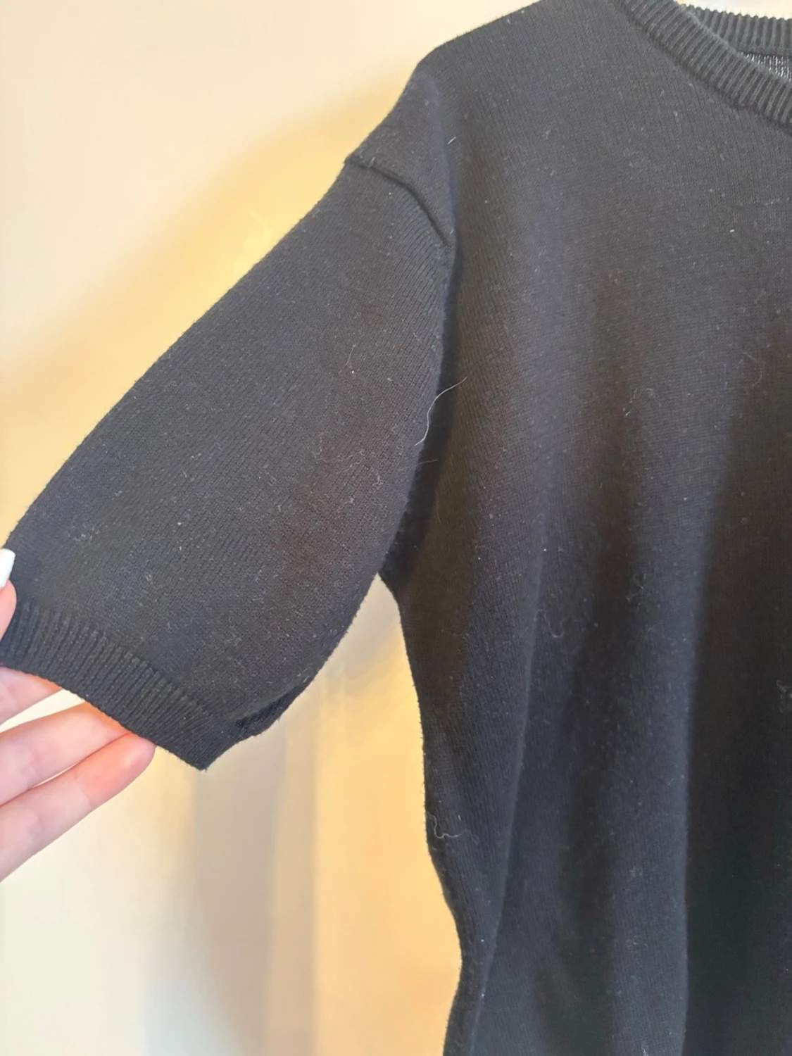 Svart stickad tröja från L.O.G.G. - 1