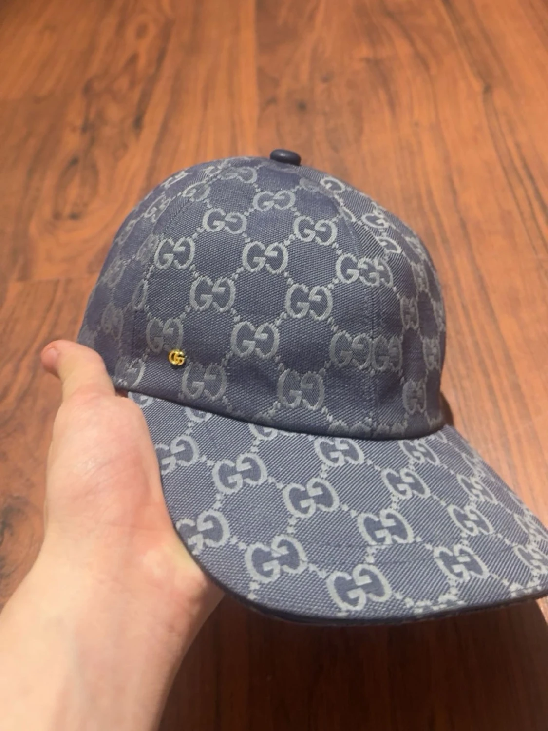 Gucci keps med GG-mönster