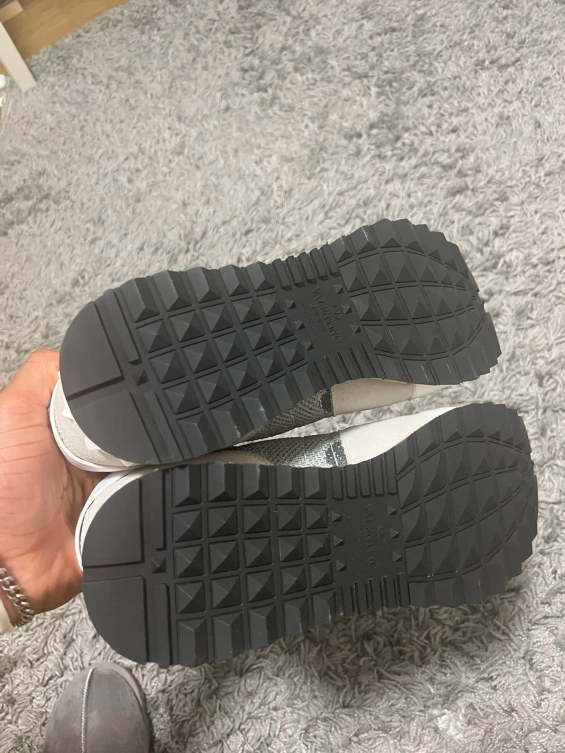 Valentino Rockrunner sneakers beige/grå - 2