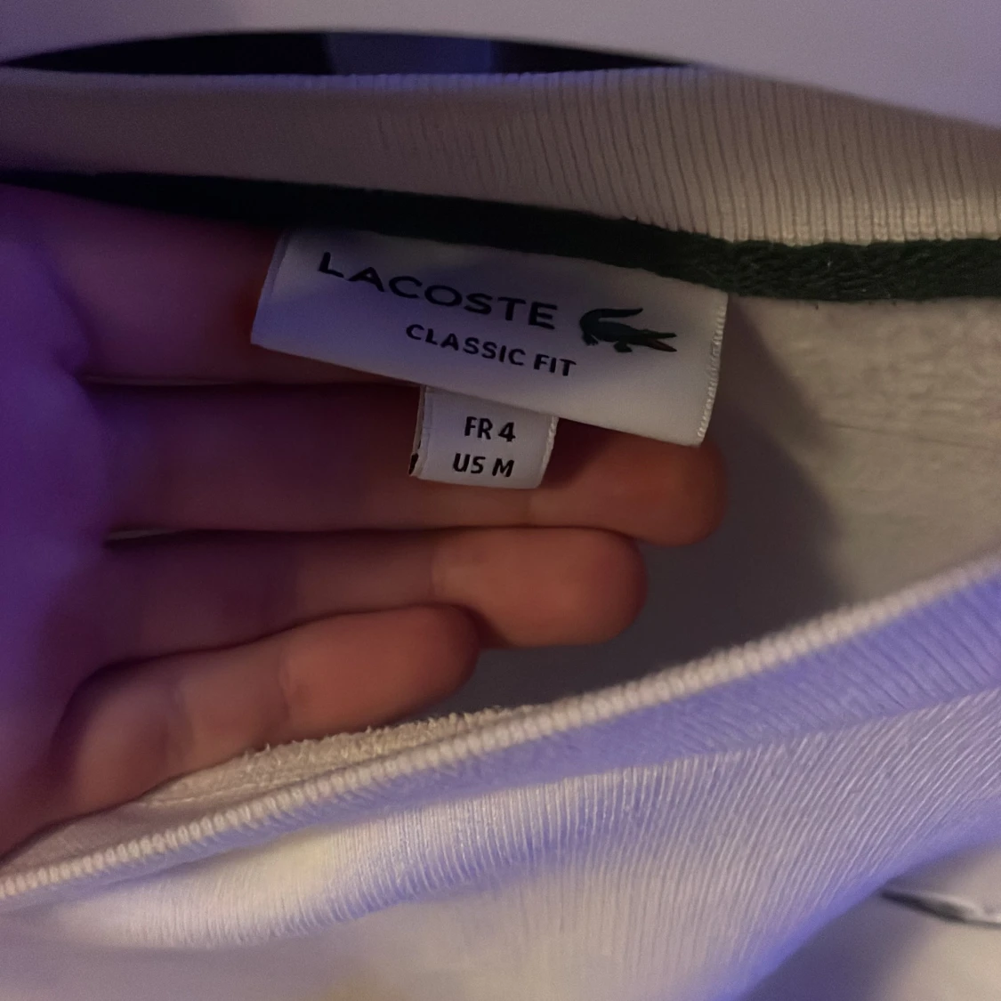 Vit sweatshirt från Lacoste - 1