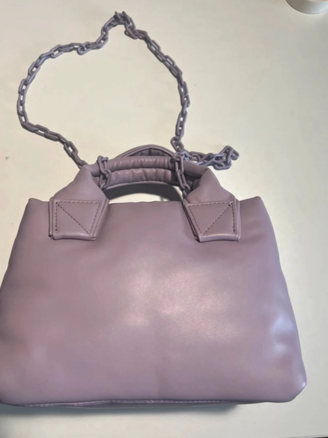 Ljuslila axelväska från HOFF - 3