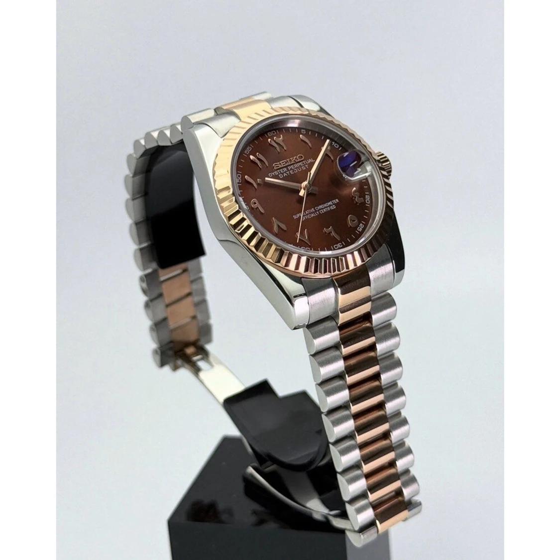 Seiko tvåtonad automatisk klocka - 1