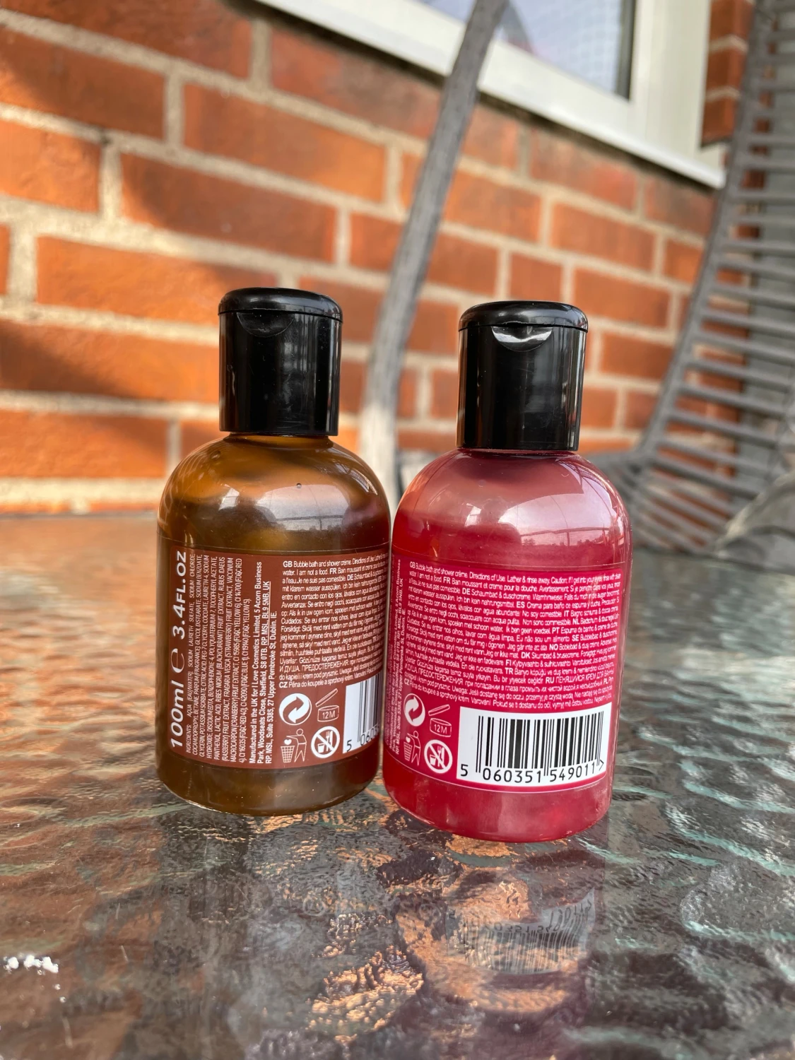 I Love Bath & Shower Crème duo. Crushed candy cane och Luxury hot chocolate - 1