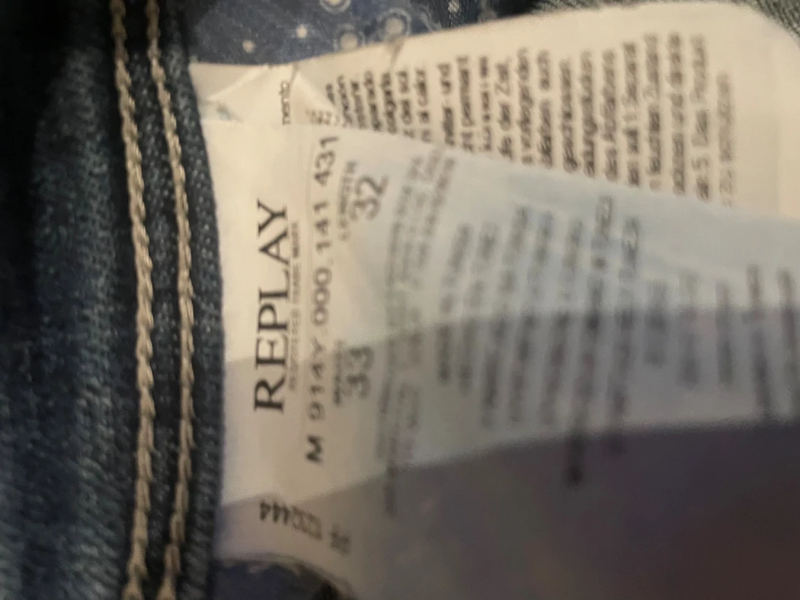 Replay Anbass jeans blå 33/32 - 1