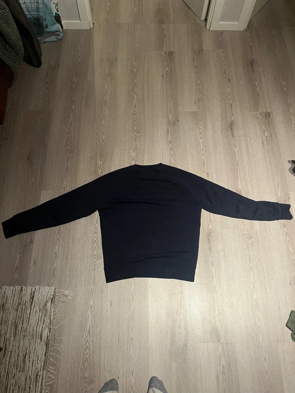 Mörkblå Maison Kitsuné sweatshirt - 1