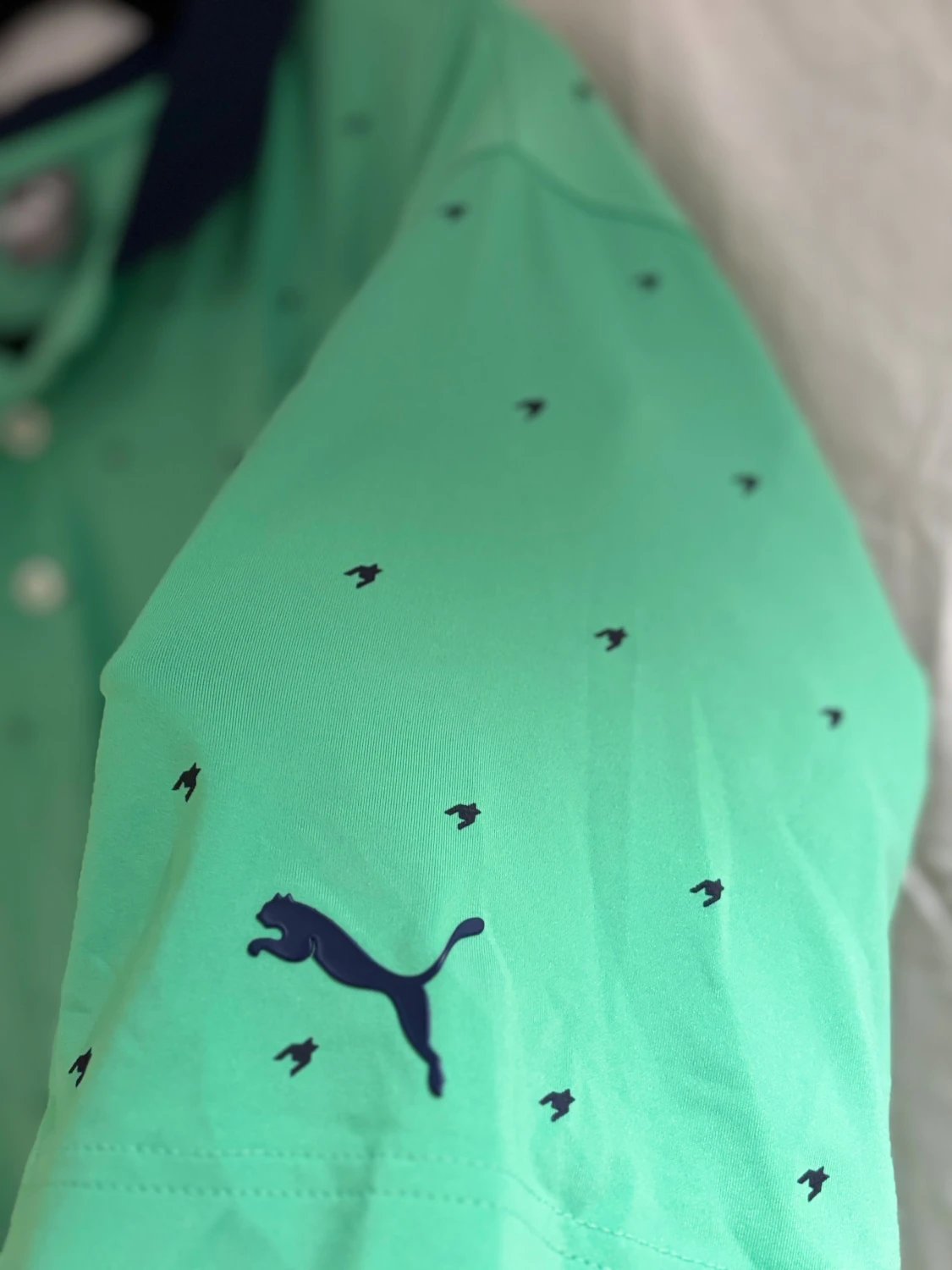 Grön pikétröja från Puma - 2