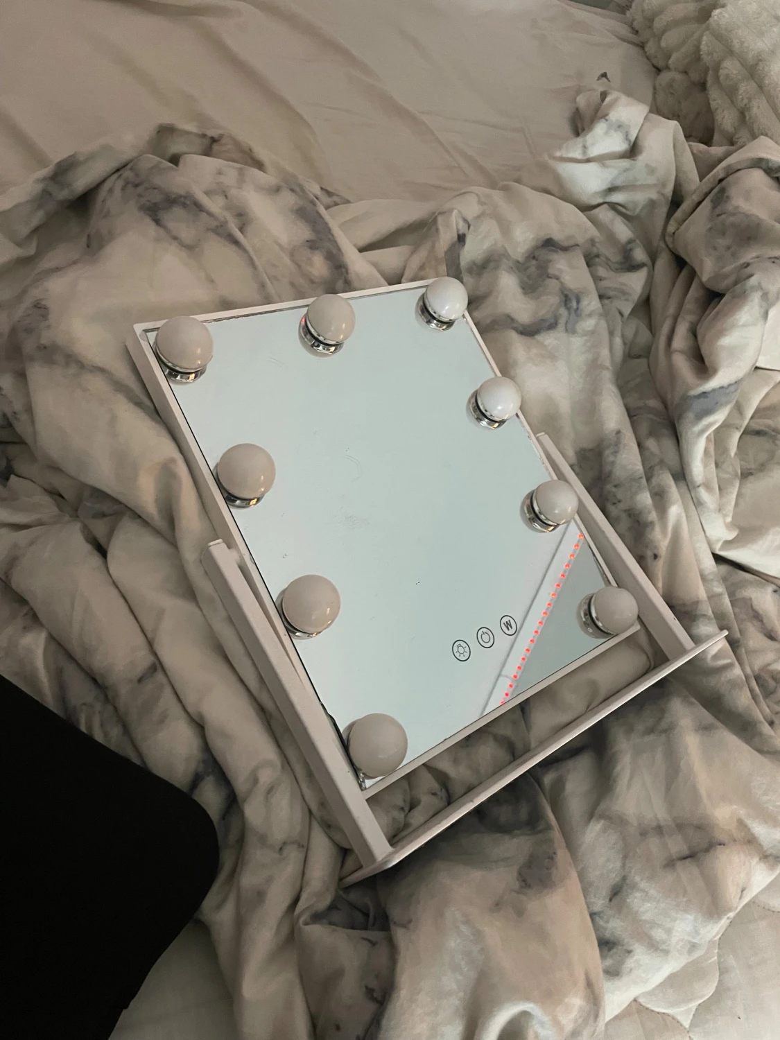 Sminkspegel med LED-belysning  - 1