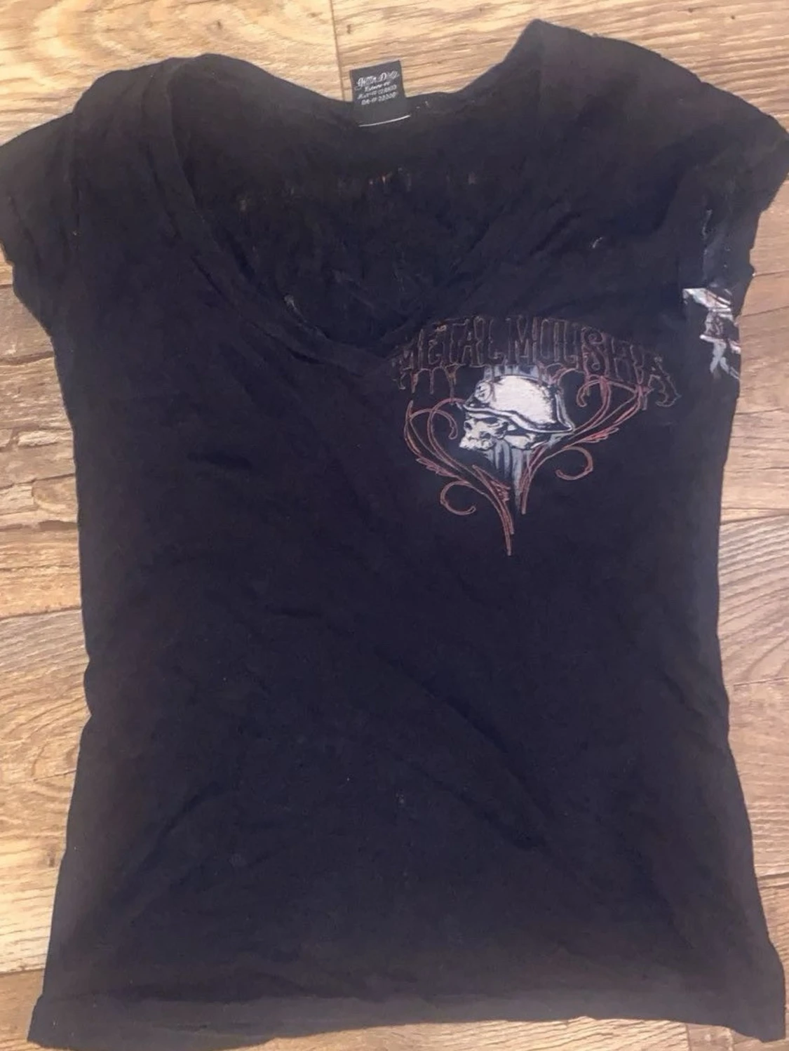 Metal Mulisha svart t-shirt med tryck - 1