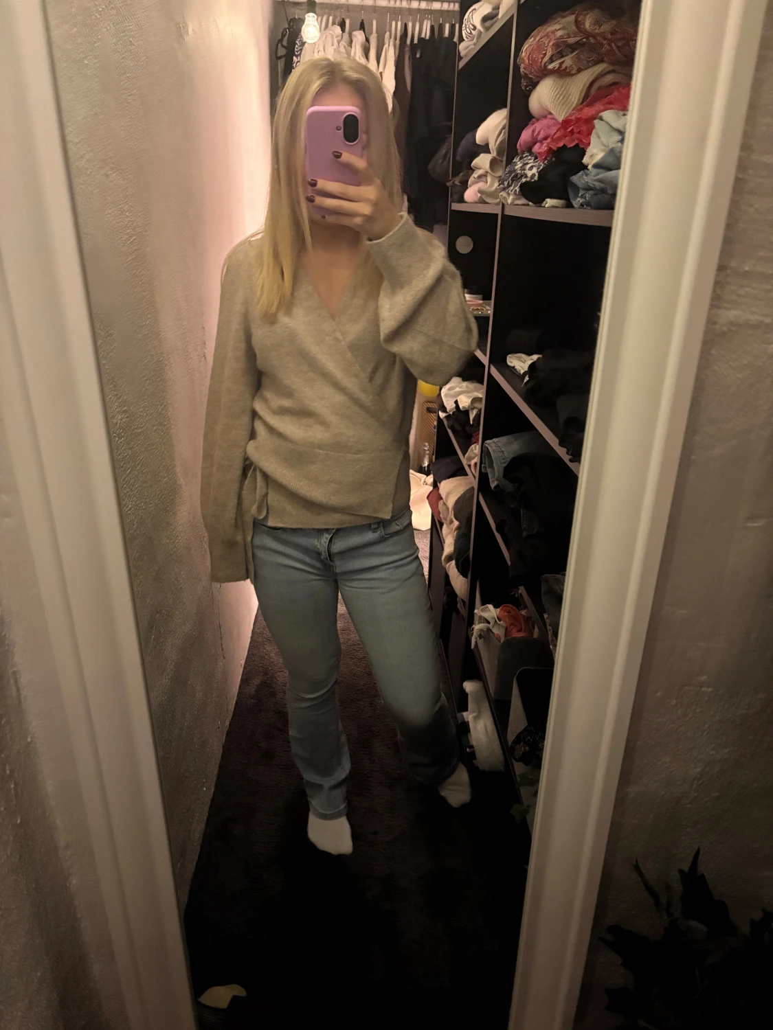 Lågmidjade bootcut jeans