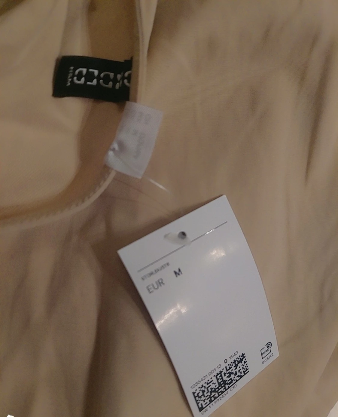 Beige oneshoulder topp från H&M - 2