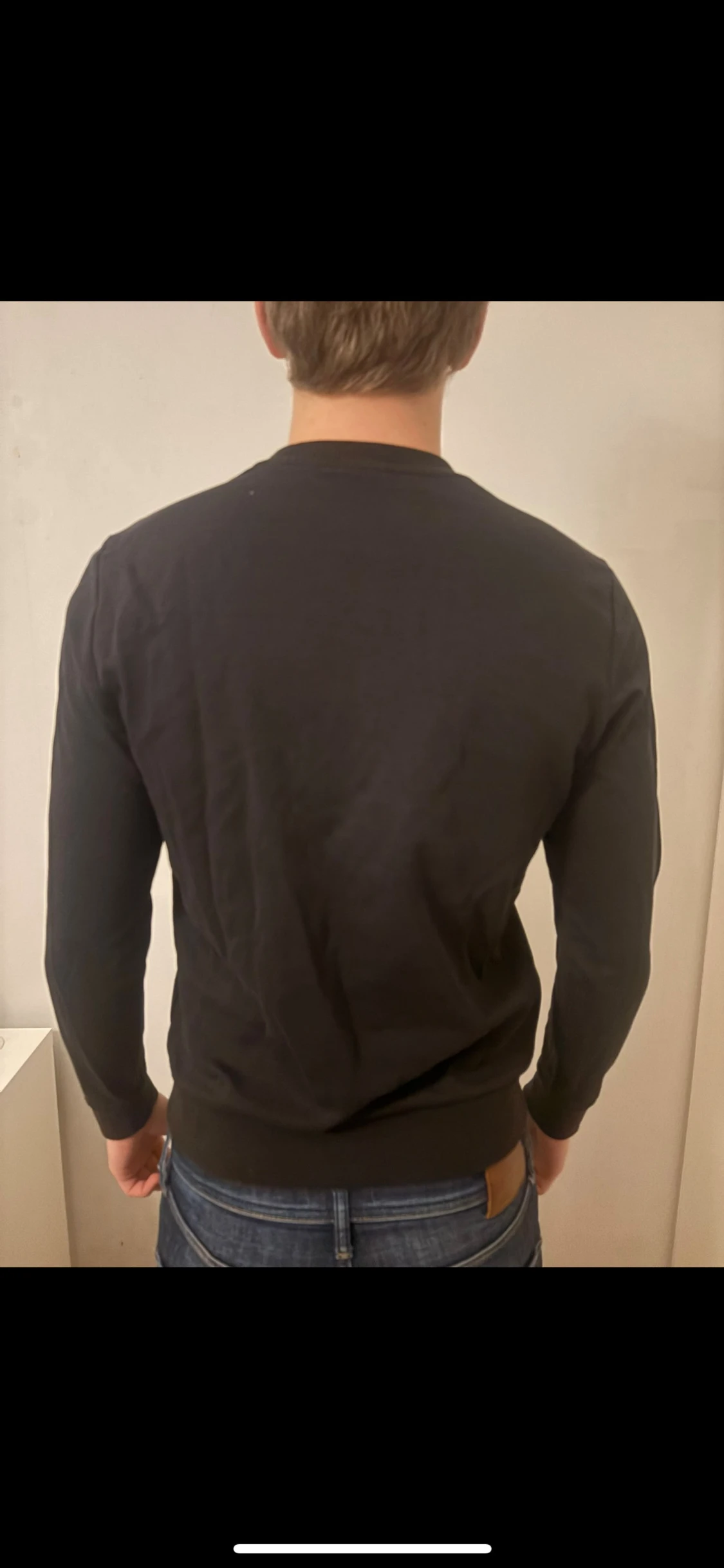 Svart långärmad tröja Hugo Boss - 1