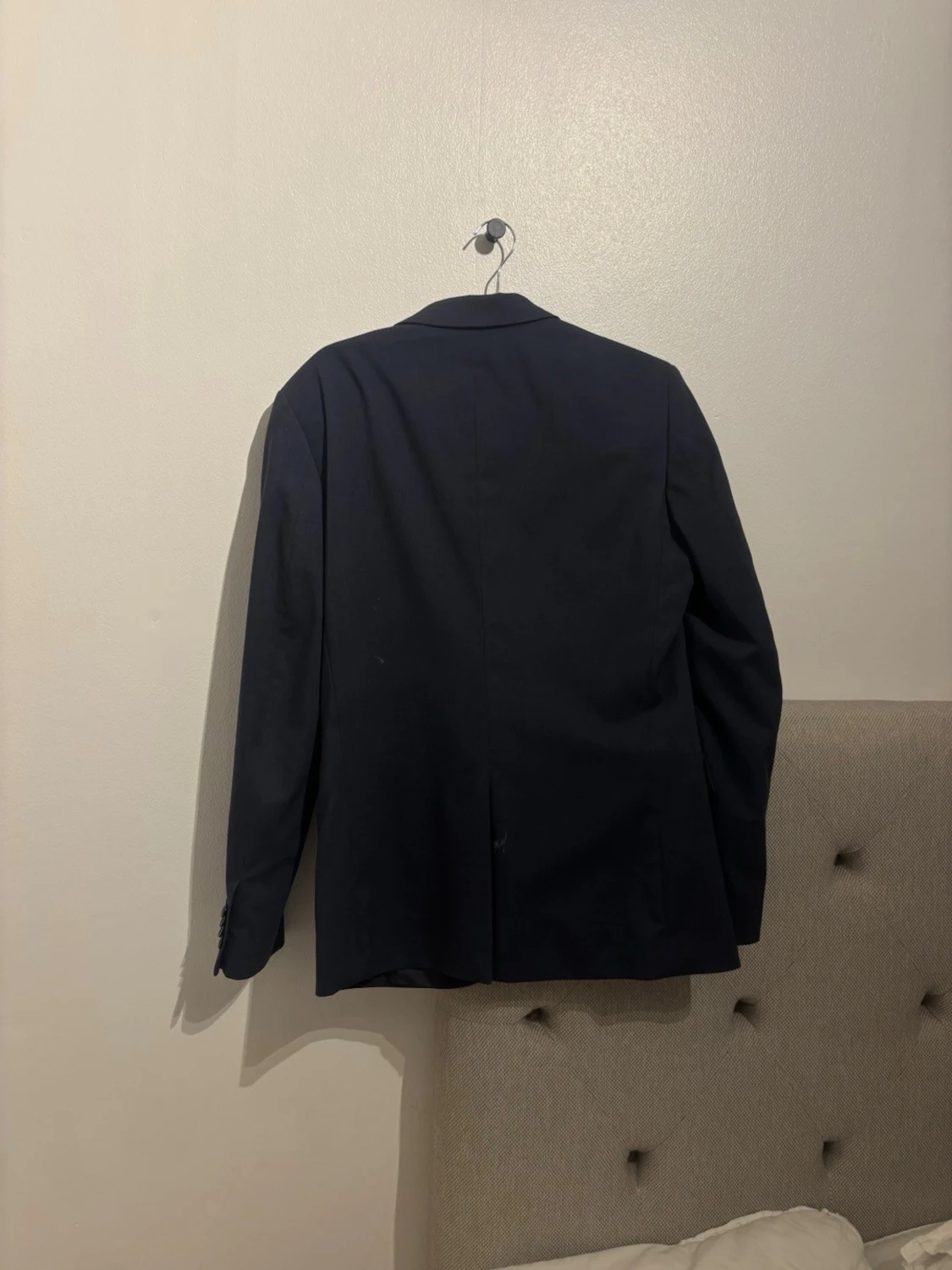 Mörkblå kavaj från H&M Skinny Fit - 1