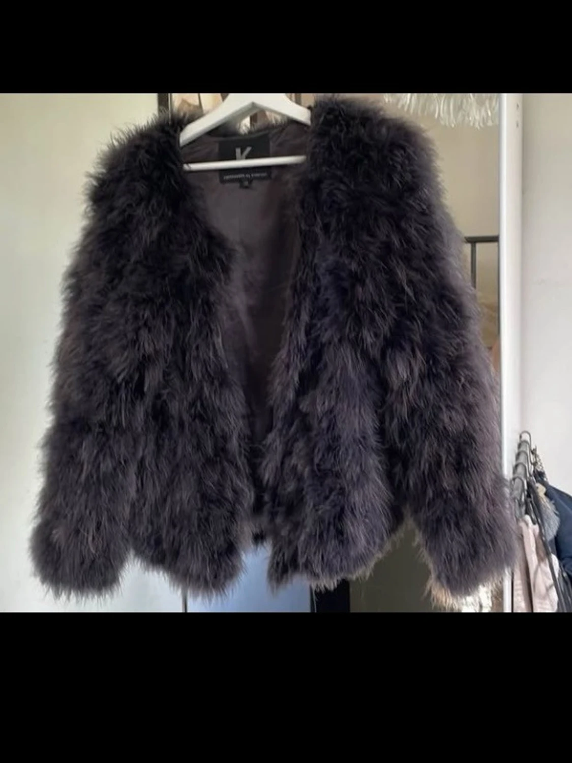 Svart pälsjacka från Kopenhagen by Andersen