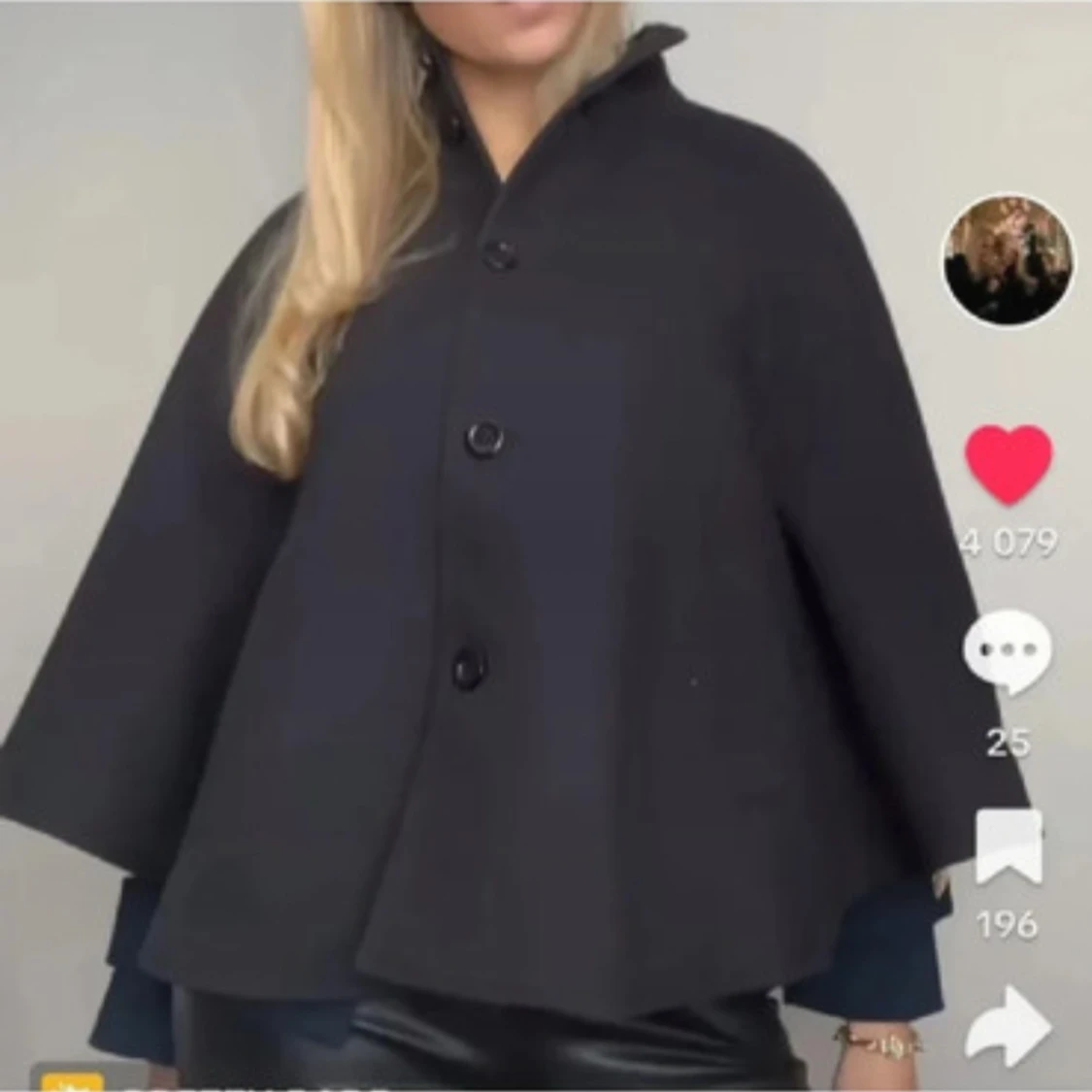 Eftertraktad hm poncho