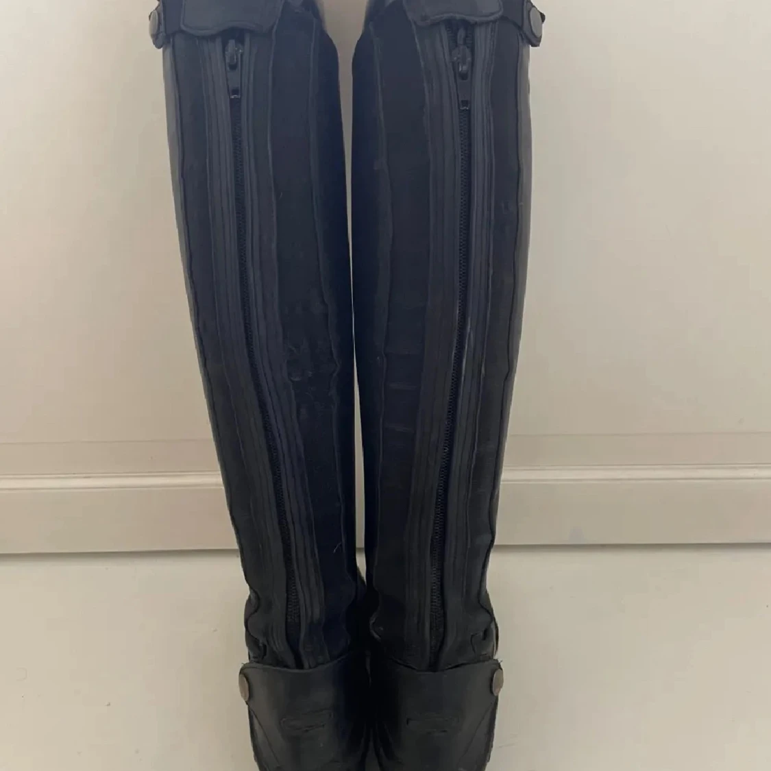 Läderridstövlar  - 2