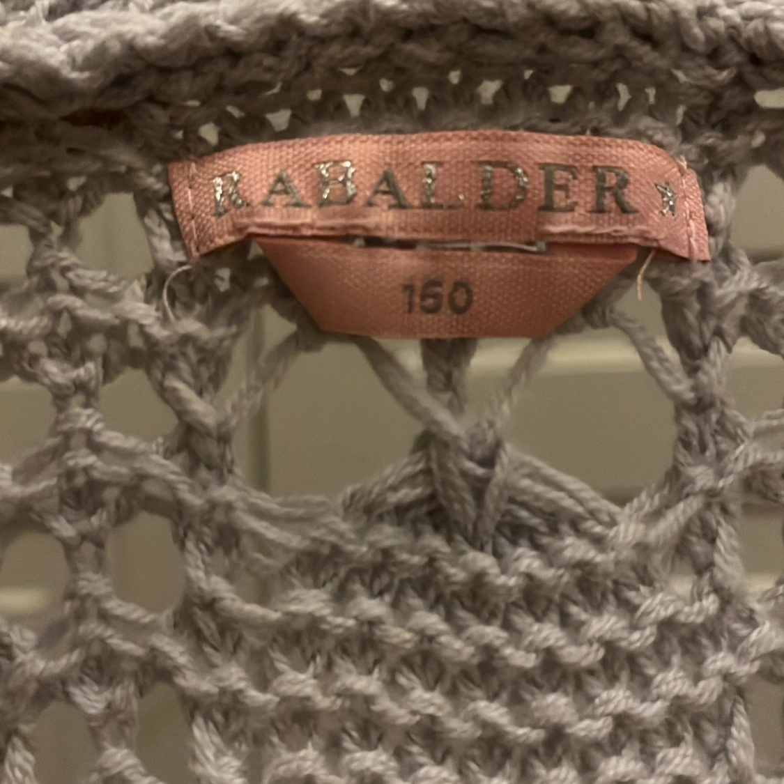 RABALDER blå/grå stickad kofta - 2