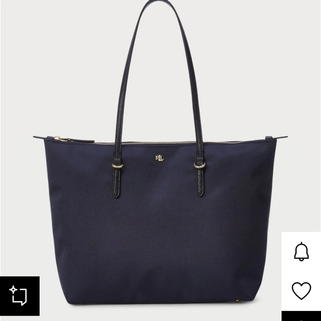 Mörkvlå Ralph lauren väska!