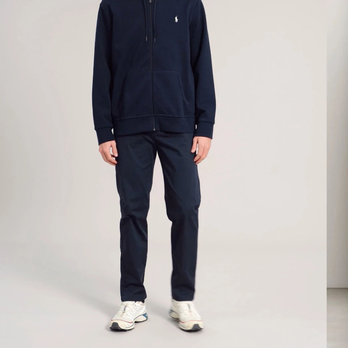 Marinblå hoodie från Polo Ralph Lauren