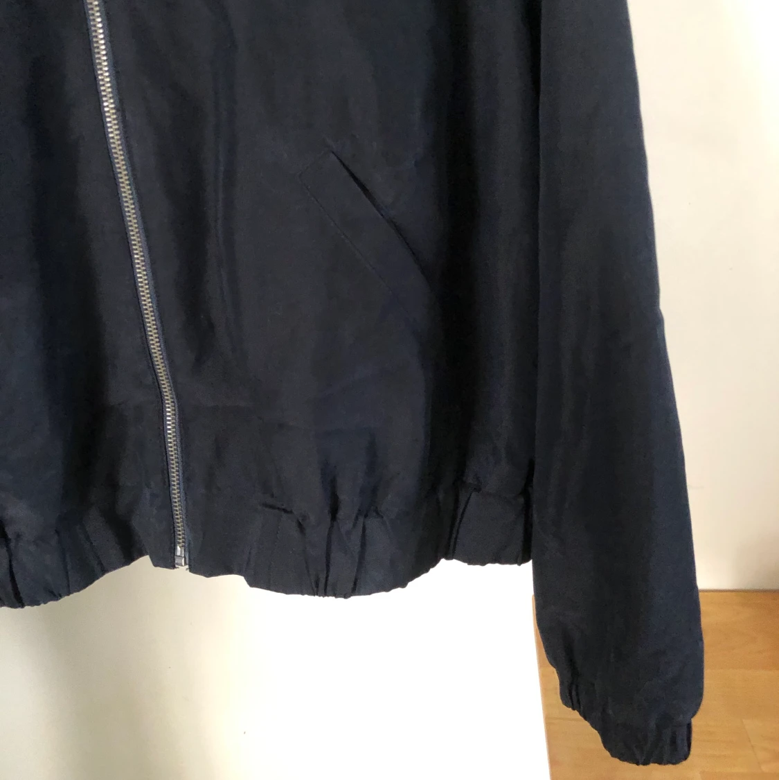 Marinblå bomberjacka - 90