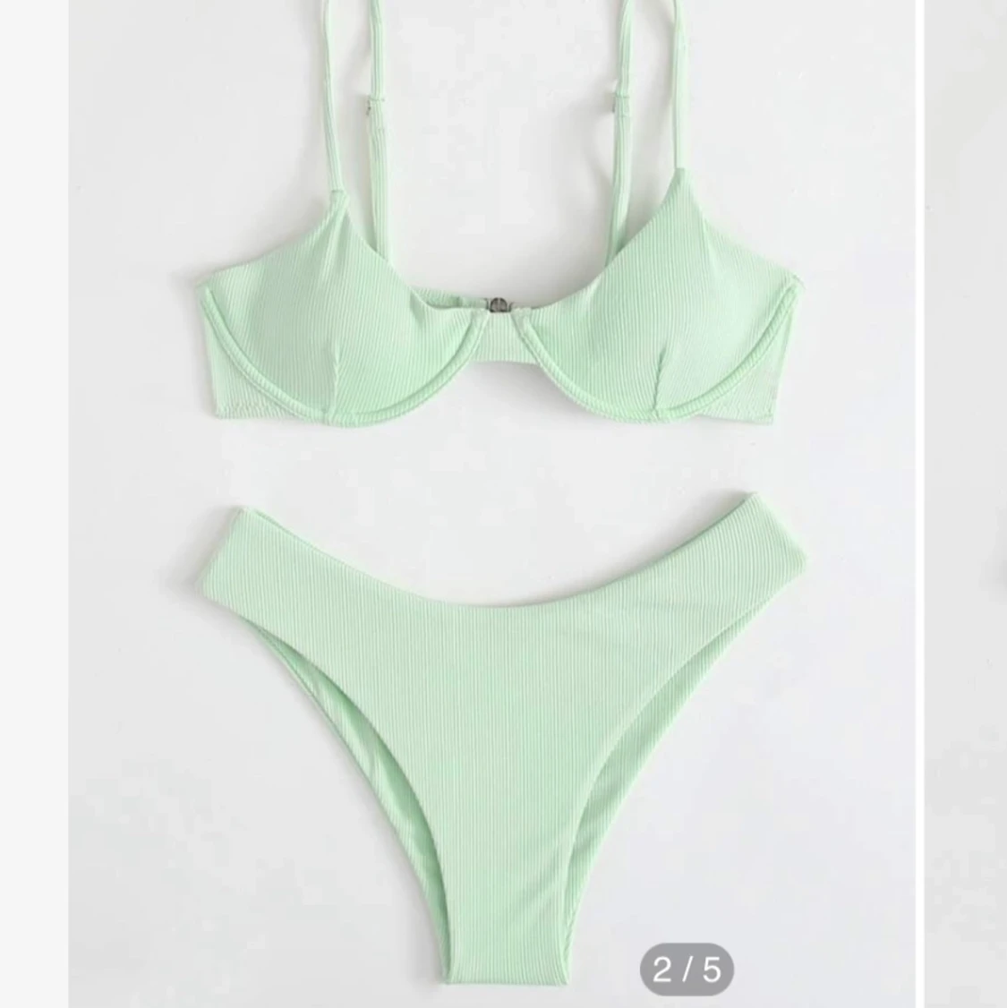 söt bikini i sage - 90