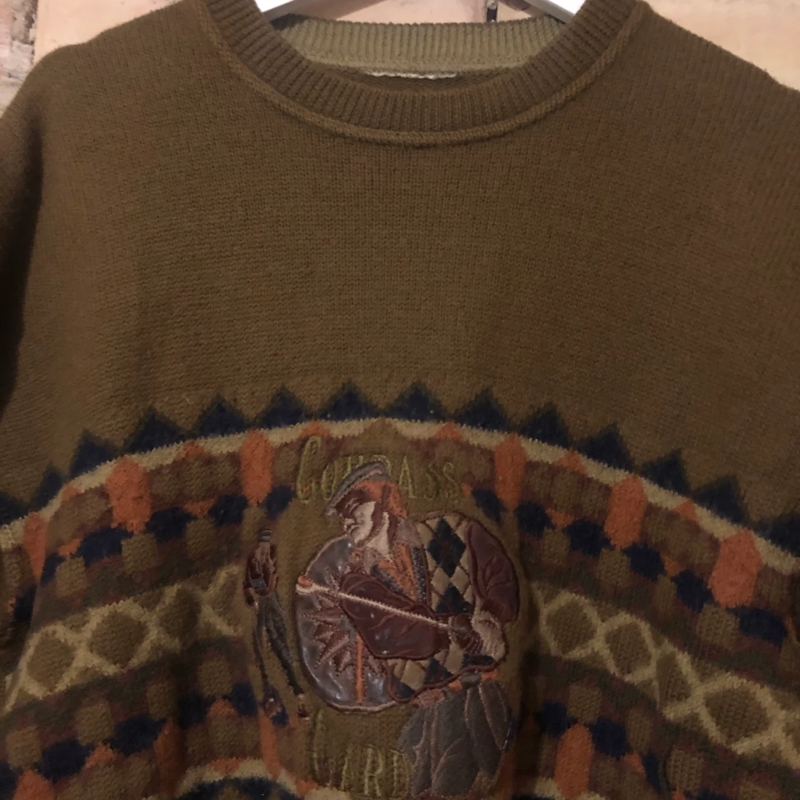 Vintage stickad tröja - 90