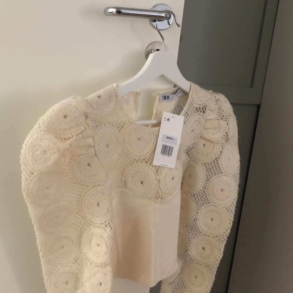 Stickad topp från zara strl S - 91