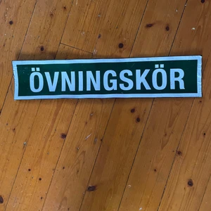Övningskör skylt - Super bra skick❤️ frakten diskuteras 