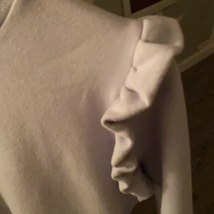 Sjukt snygg tröja från Zara - Jätte fin knappt använd volang tröja från Zara, använd fåtal gånger.