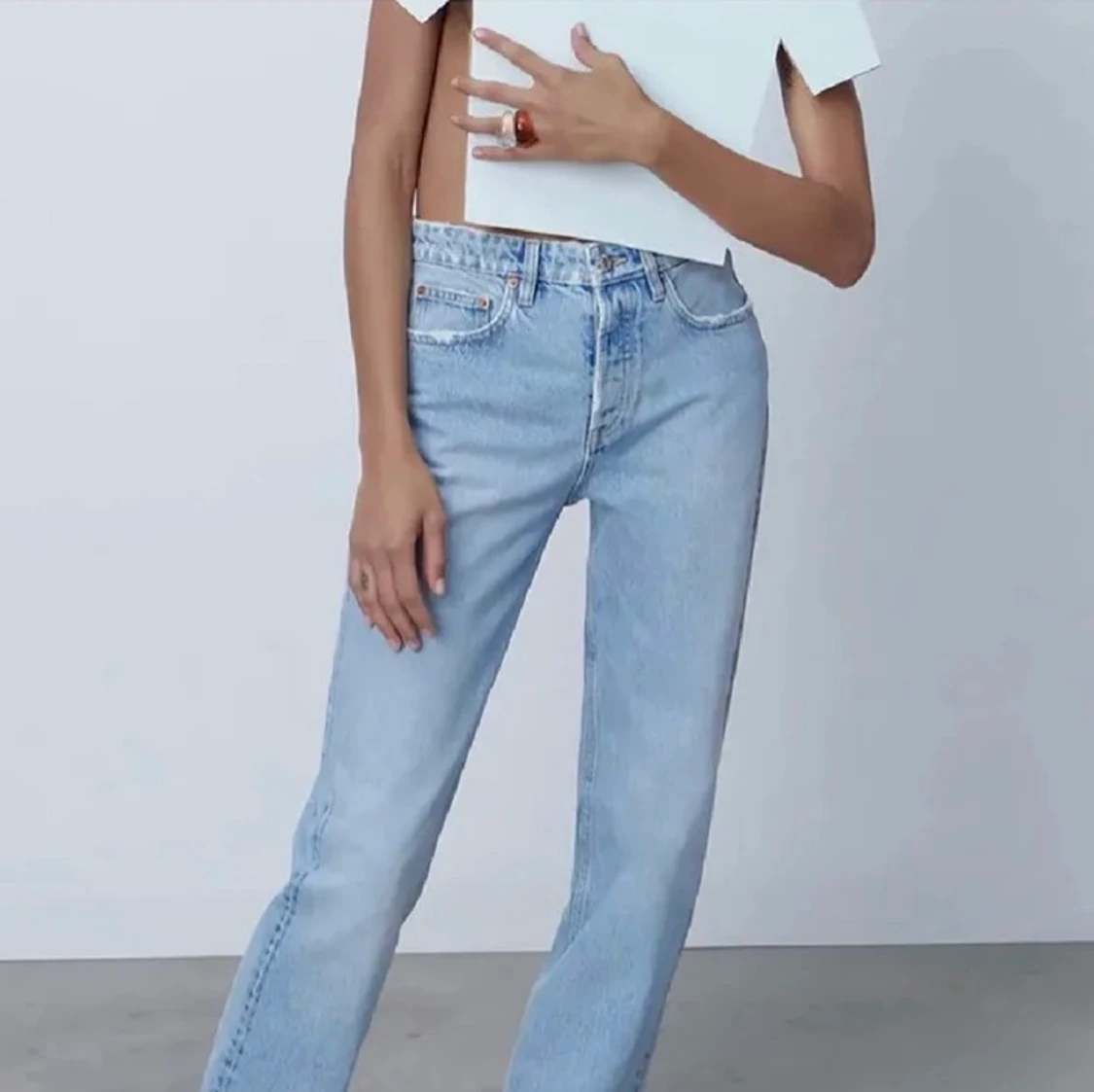 Zara mid rise jeans💋 - 91