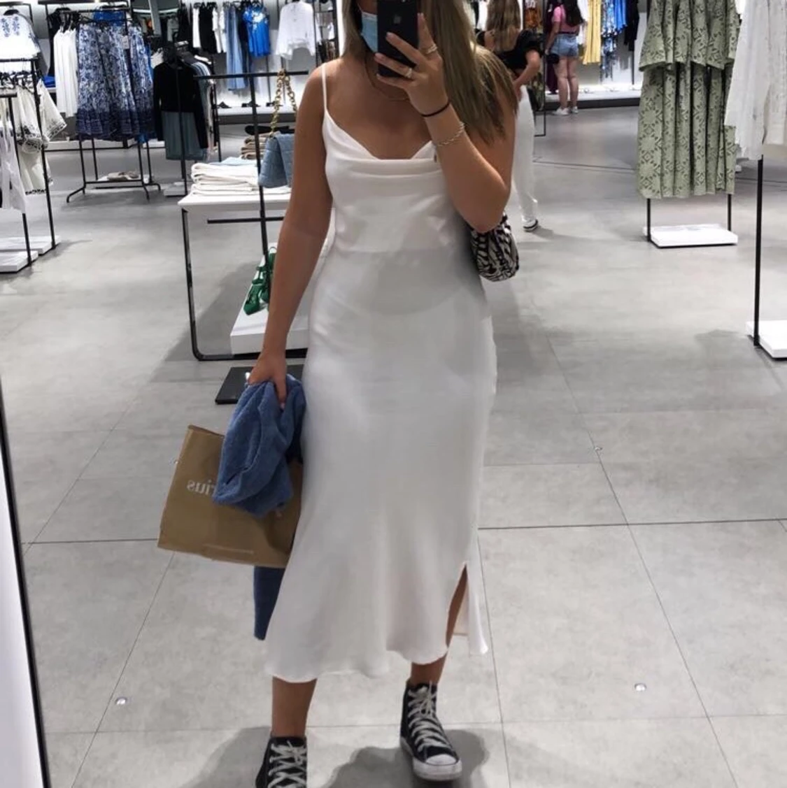 Vit klänning  - 90