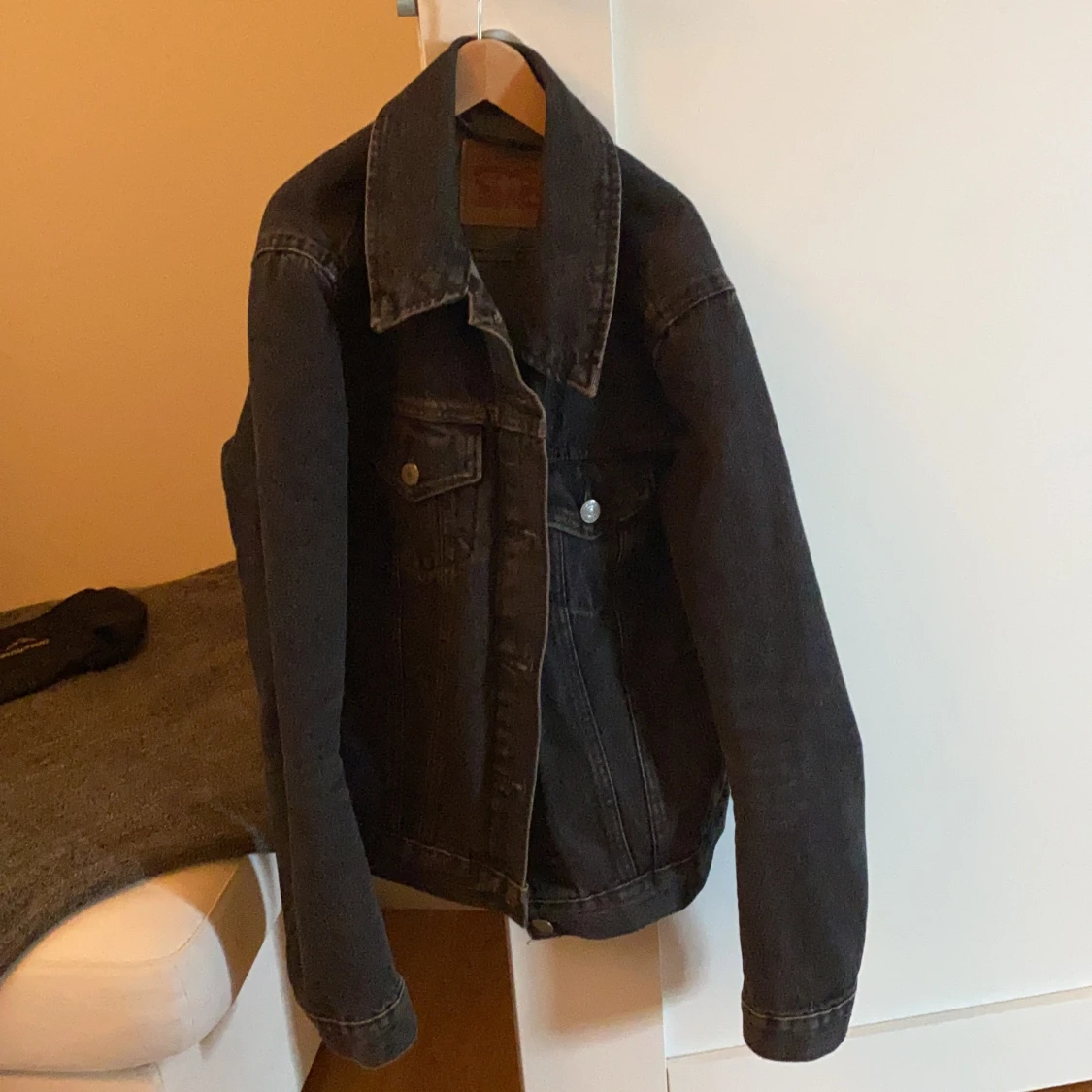 Svart Levis jeans jacka