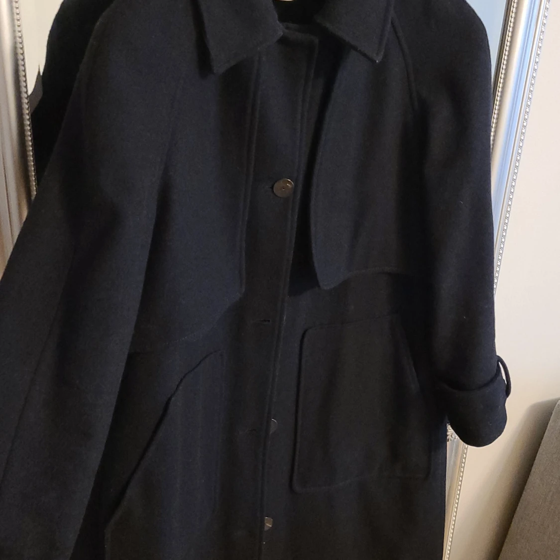 Mörkblå Mango kappa i storlek M - 91