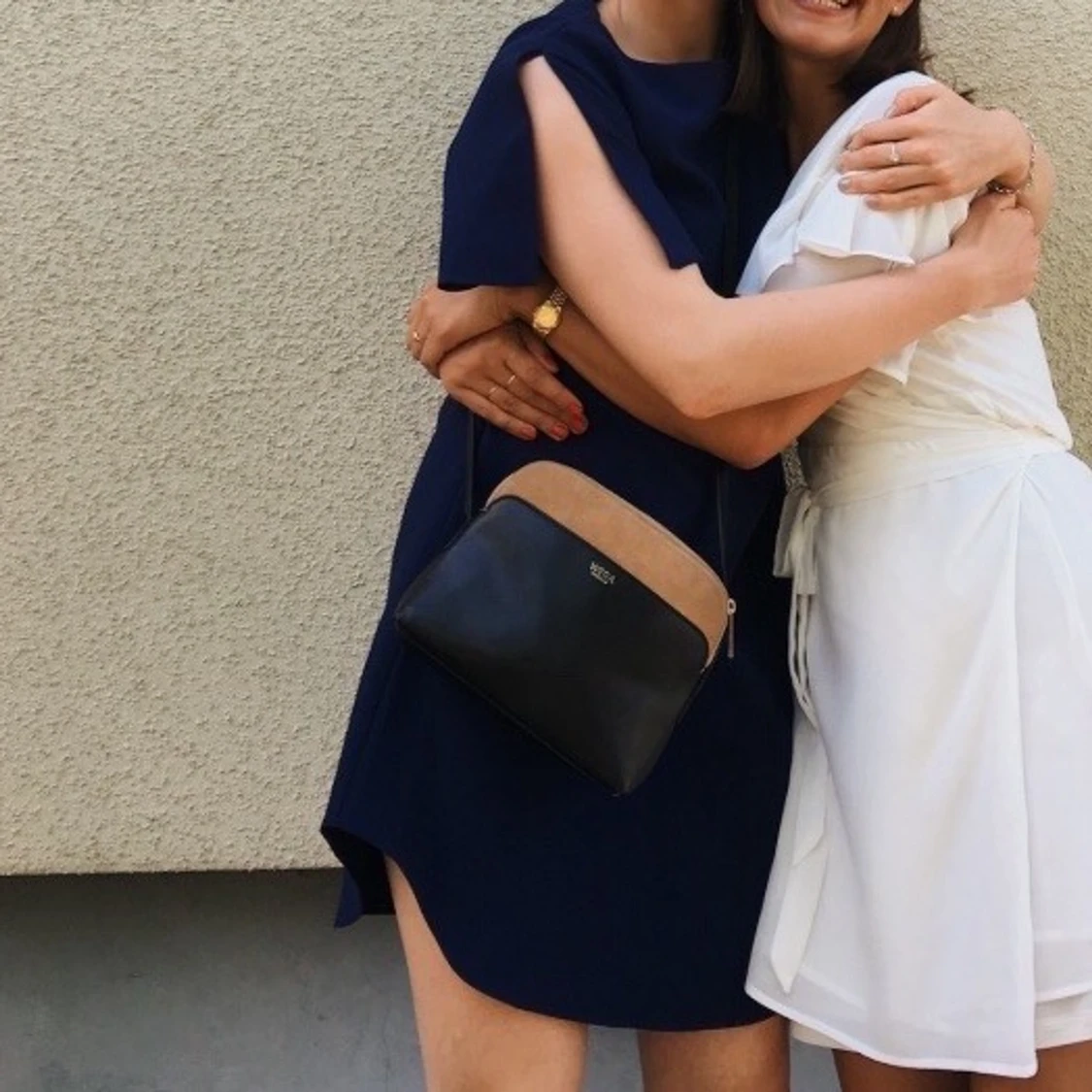 Marinblå klänning - 91