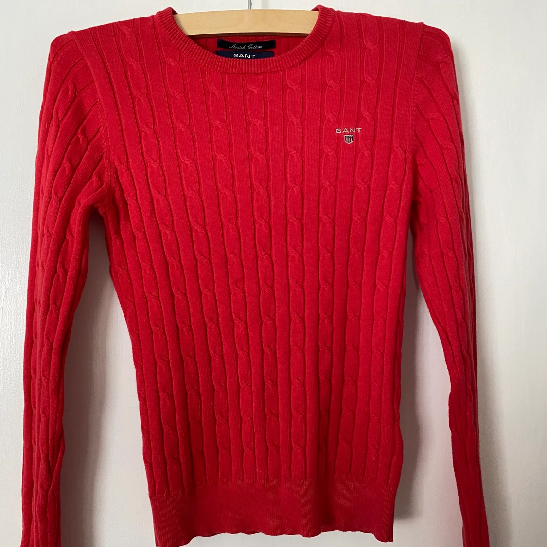 Kabelstickad tröja gant - 90