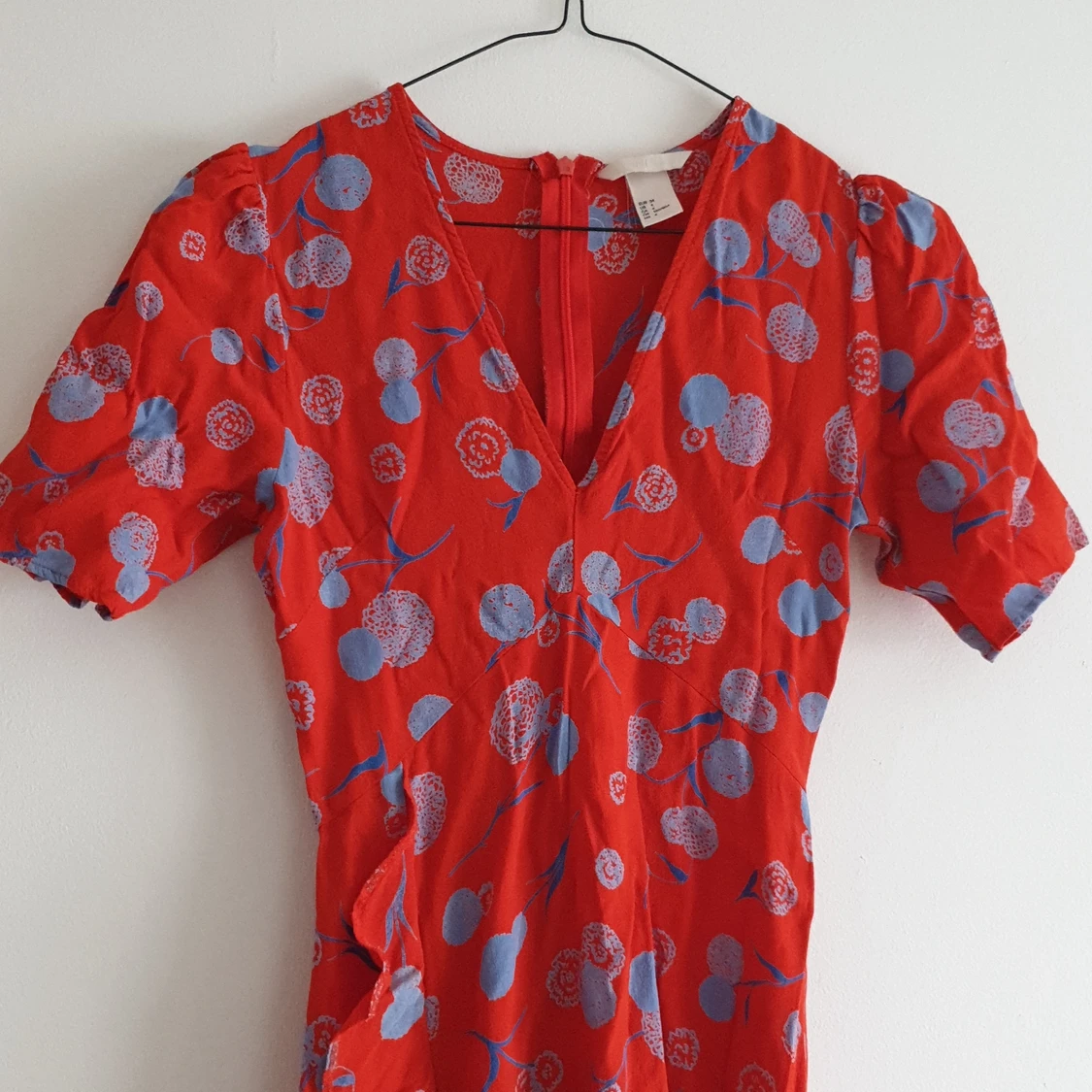 Blommig klänning H&M storlek 34