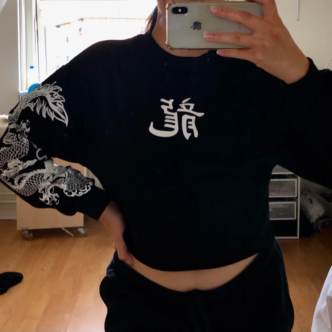 Croppad sweatshirt - 91