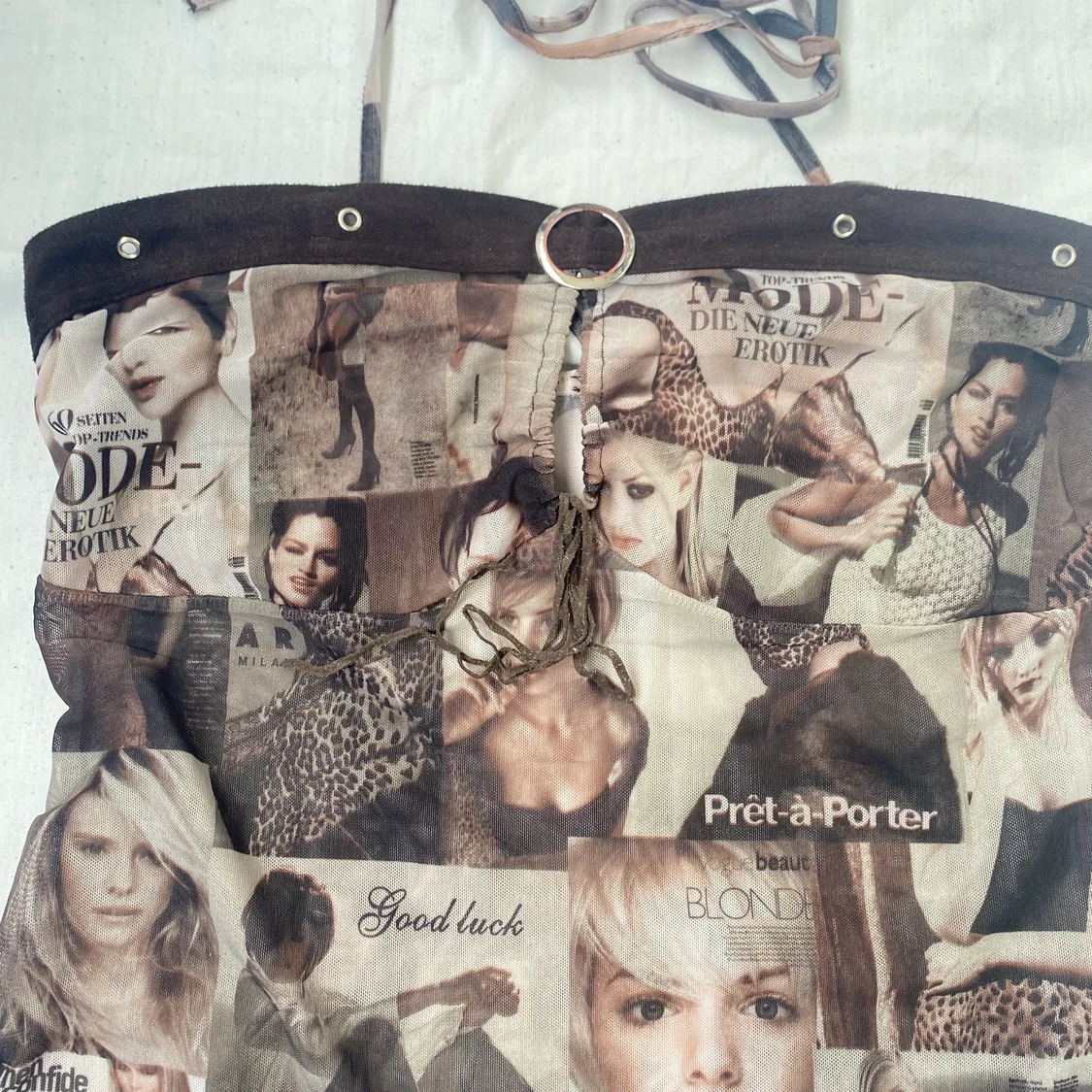 Halterneck topp - 90